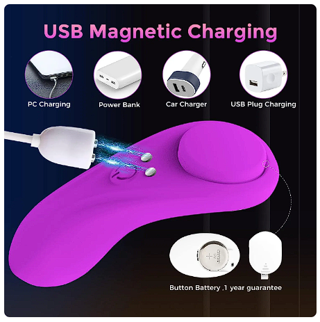 VIBRADOR PARA PANTY TAPA MAGNETICA TSUNAMI LOVE